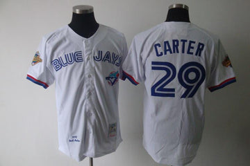 Carter Toronto Blue Jays white jersey