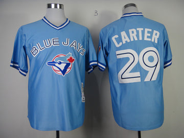 Joe Carter Toronto Blue Jays blue jersey