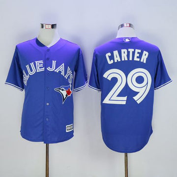 Joe Carter Toronto Blue Jays blue jersey