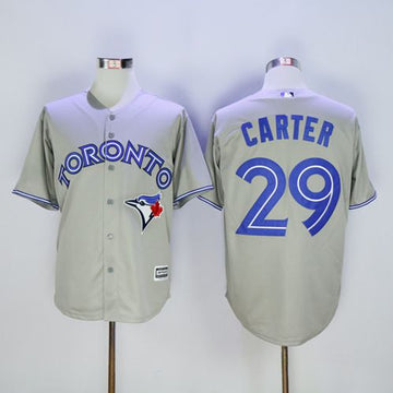 Joe Carter Toronto Blue Jays grey jersey