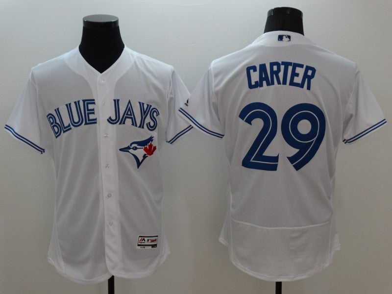 Joe Carter Toronto Blue Jays white jersey