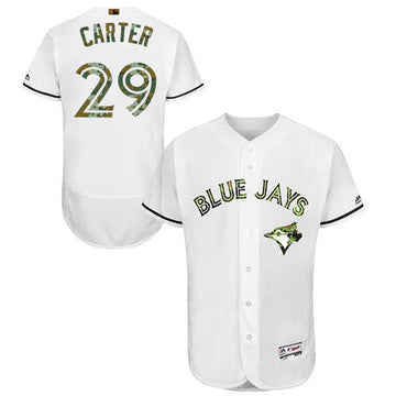 Joe Carter Toronto Blue Jays white jersey