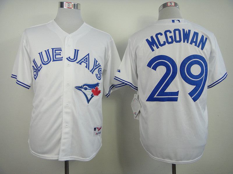 Mcgowan Toronto Blue Jays white jersey