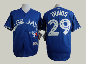 Travis Toronto Blue Jays blue jersey