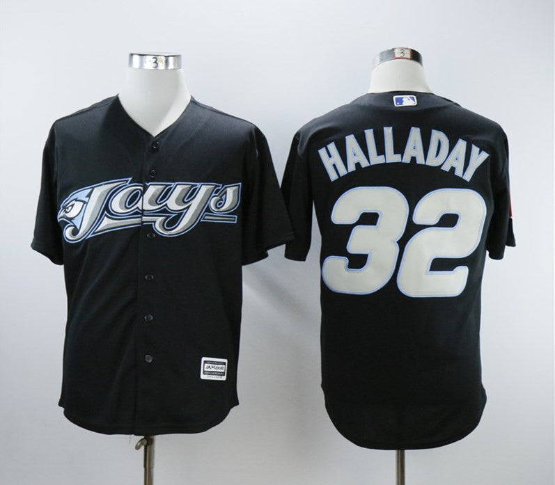 Roy Halladay Toronto Blue Jays black jersey