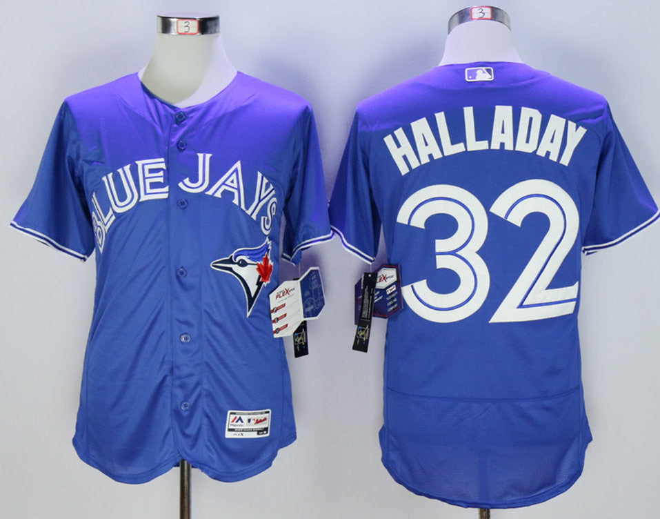 Roy Halladay Toronto Blue Jays blue jersey
