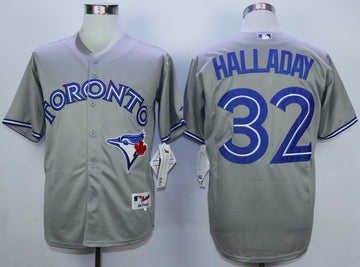Roy Halladay Toronto Blue Jays grey jersey