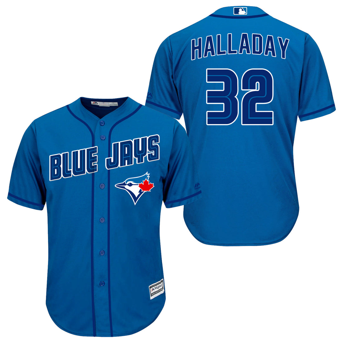 Roy Halladay Toronto Blue Jays blue jersey