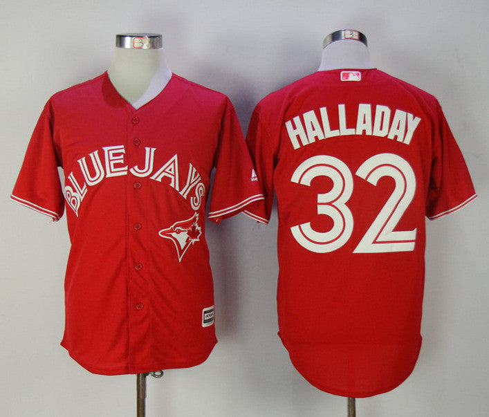 Roy Halladay Toronto Blue Jays red jersey