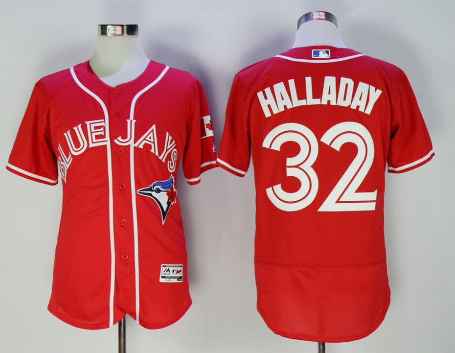 Roy Halladay Toronto Blue Jays red Alternate jersey