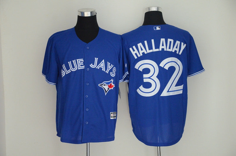 Roy Halladay Toronto Blue Jays royal jersey