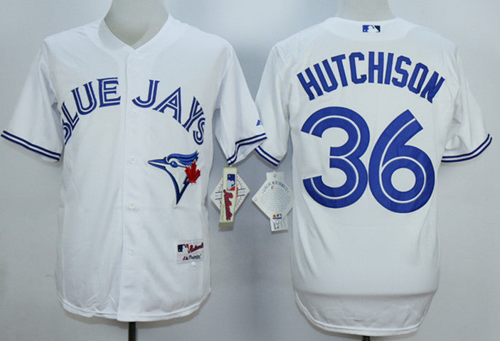 Drew Hutchison Toronto Blue Jays white jersey