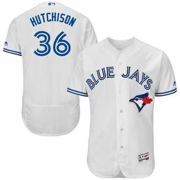 Drew Hutchison Toronto Blue Jays white Authentic jersey