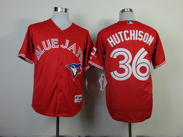 Hutchison Toronto Blue Jays red jersey