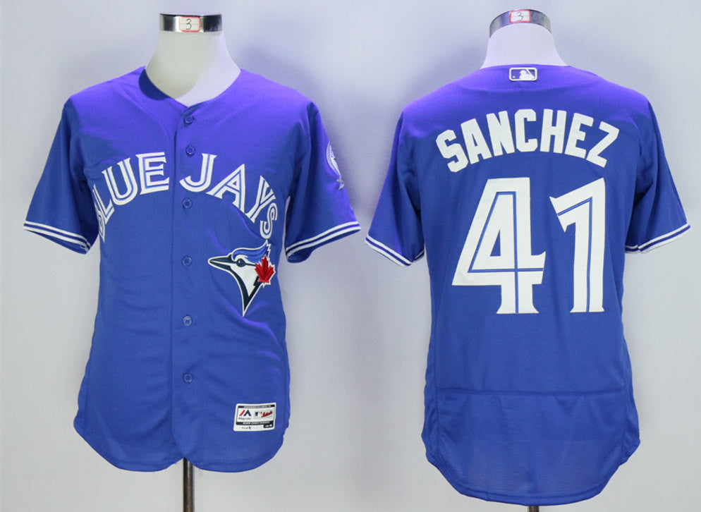 Aaron Sanchez Toronto Blue Jays blue jersey