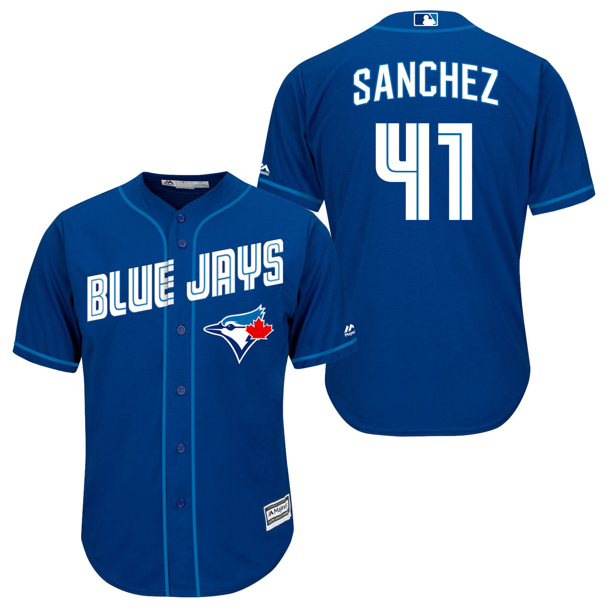 Aaron Sanchez Toronto Blue Jays royal jersey