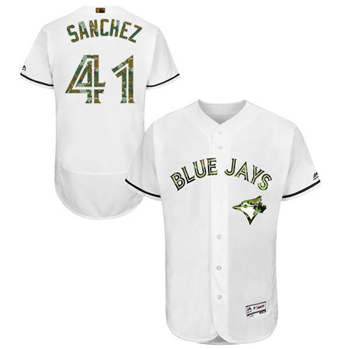 Aaron Sanchez Toronto Blue Jays white jersey