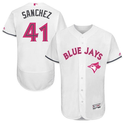 Aaron Sanchez Toronto Blue Jays white jersey
