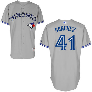 Sanchez Toronto Blue Jays grey jersey
