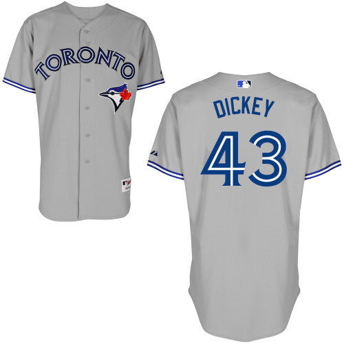 Dickey Toronto Blue Jays grey jersey