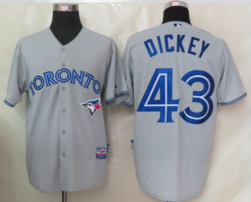 Dickey Toronto Blue Jays grey jersey