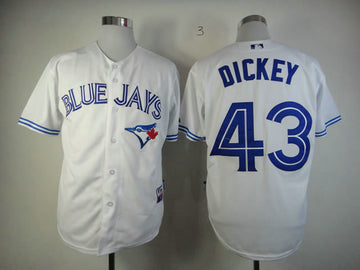 Dickey Toronto Blue Jays white jersey