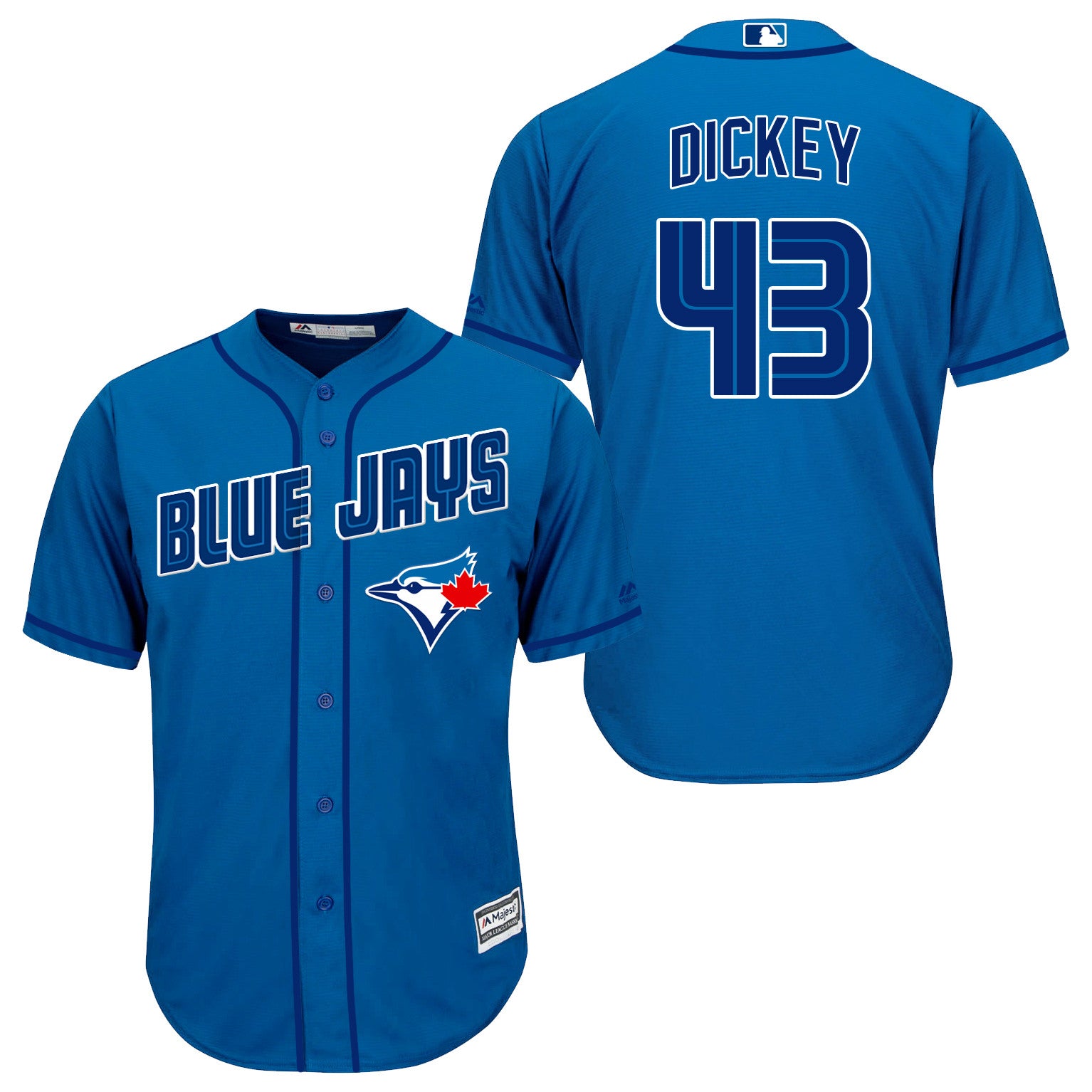 R.A. Dickey Toronto Blue Jays blue jersey