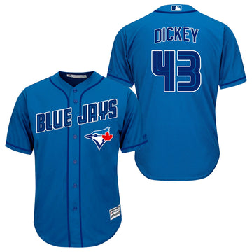 R.A. Dickey Toronto Blue Jays blue jersey