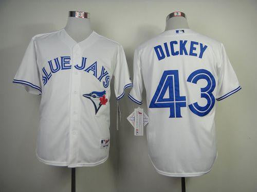 R.A. Dickey Toronto Blue Jays white jersey