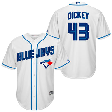 R.A. Dickey Toronto Blue Jays white jersey