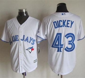 R.A. Dickey Toronto Blue Jays white jersey