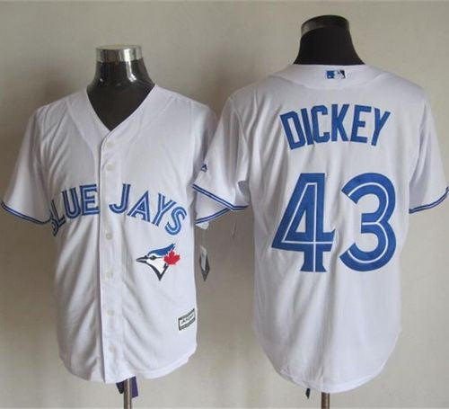 R.A. Dickey Toronto Blue Jays white jersey
