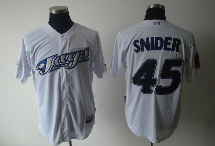 Snider Toronto Blue Jays white jersey