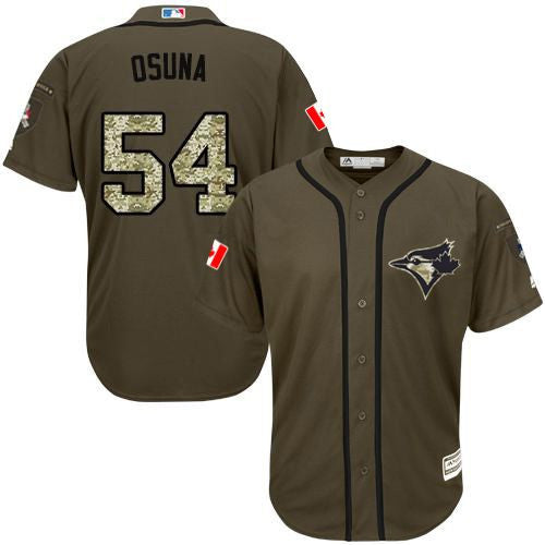 Roberto Osuna Toronto Blue Jays green Salute To Service jersey