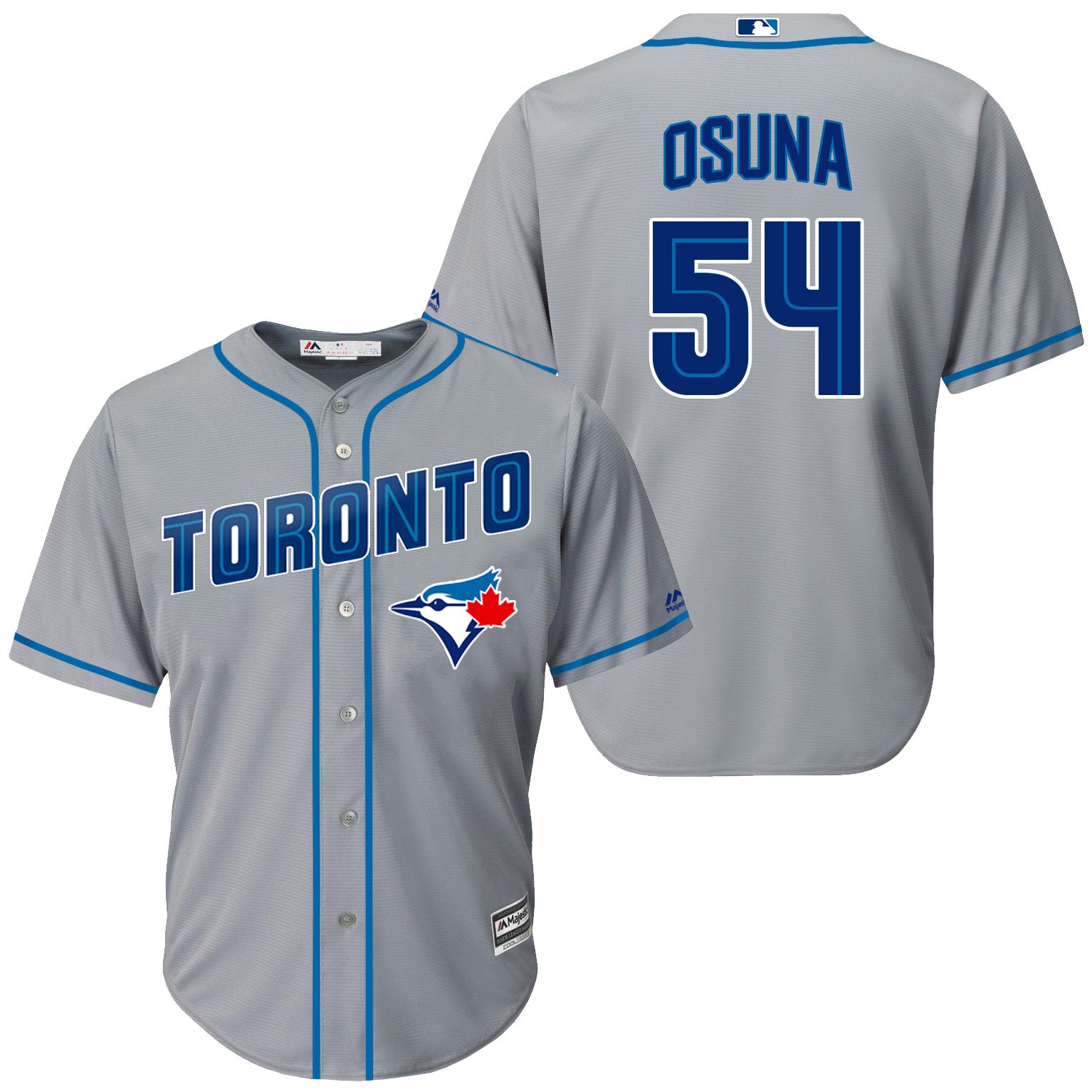 Roberto Osuna Toronto Blue Jays grey jersey
