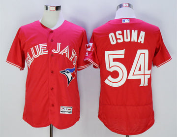 Roberto Osuna Toronto Blue Jays red jersey