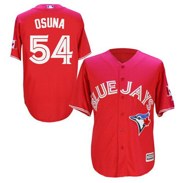 Roberto Osuna Toronto Blue Jays red jersey