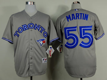 Martin Toronto Blue Jays grey jersey