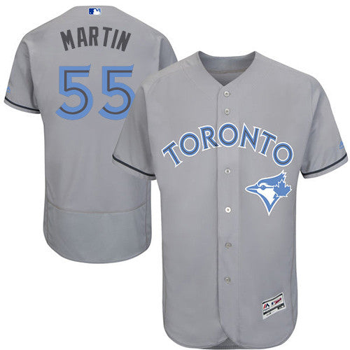 Russell Martin Toronto Blue Jays gray jersey