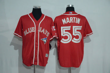 Russell Martin Toronto Blue Jays red Alternate jersey