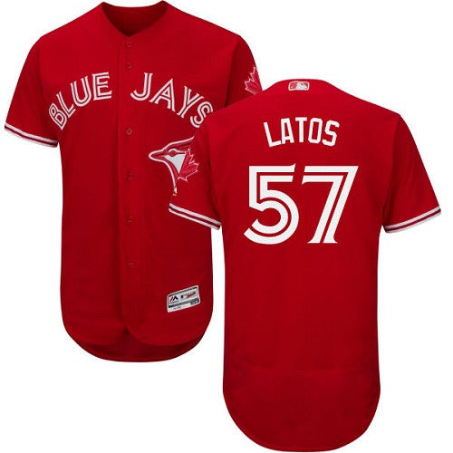 Mat Latos Toronto Blue Jays red jersey