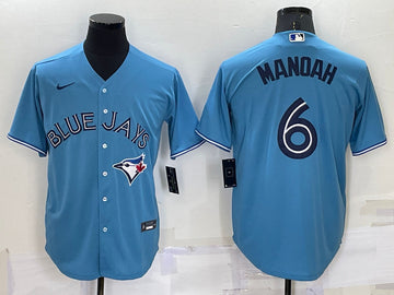 Alek Manoah Toronto Blue Jays blue jersey