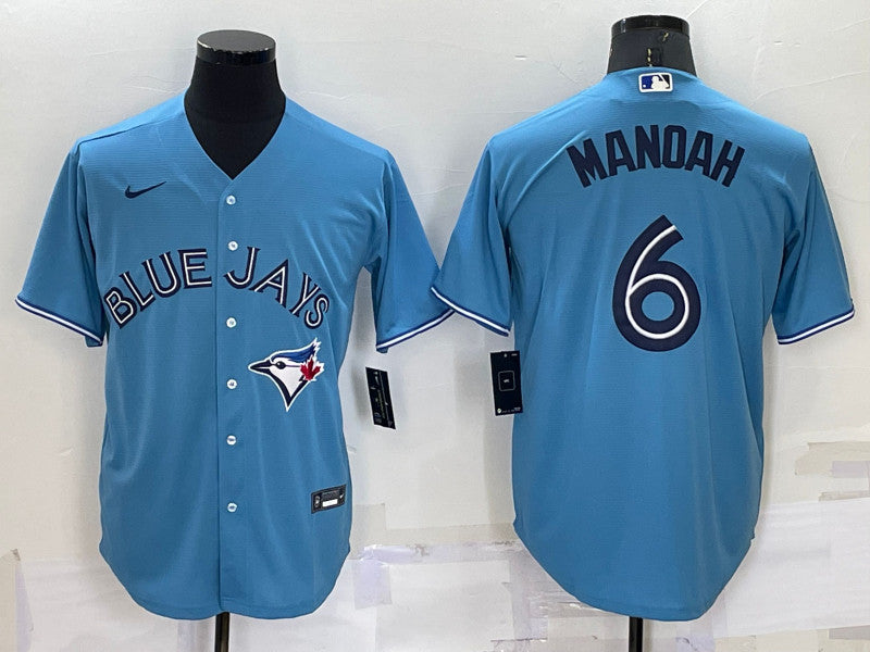 Alek Manoah Toronto Blue Jays blue jersey