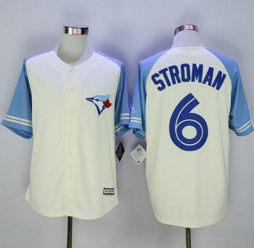 Marcus Stroman Toronto Blue Jays cream jersey