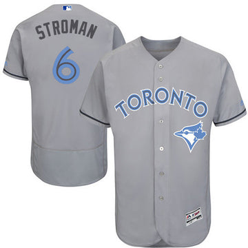 Marcus Stroman Toronto Blue Jays gray jersey