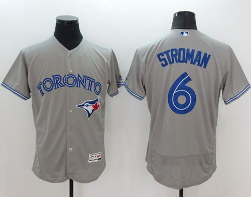 Marcus Stroman Toronto Blue Jays grey Authentic jersey