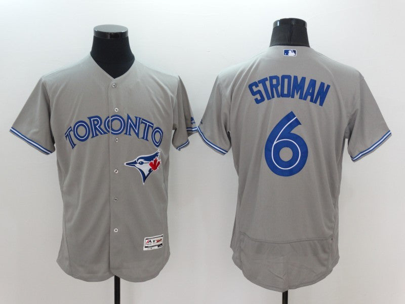 Marcus Stroman Toronto Blue Jays grey jersey