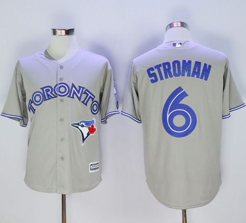 Marcus Stroman Toronto Blue Jays grey jersey