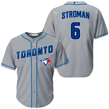 Marcus Stroman Toronto Blue Jays grey jersey