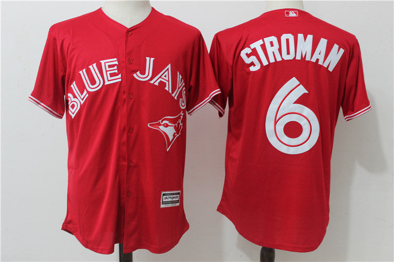Marcus Stroman Toronto Blue Jays red jersey